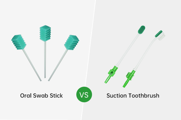 Oral Swab Stick VS Suction Swab